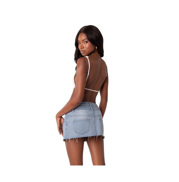 Women's Textured Cut Out Bodysuit