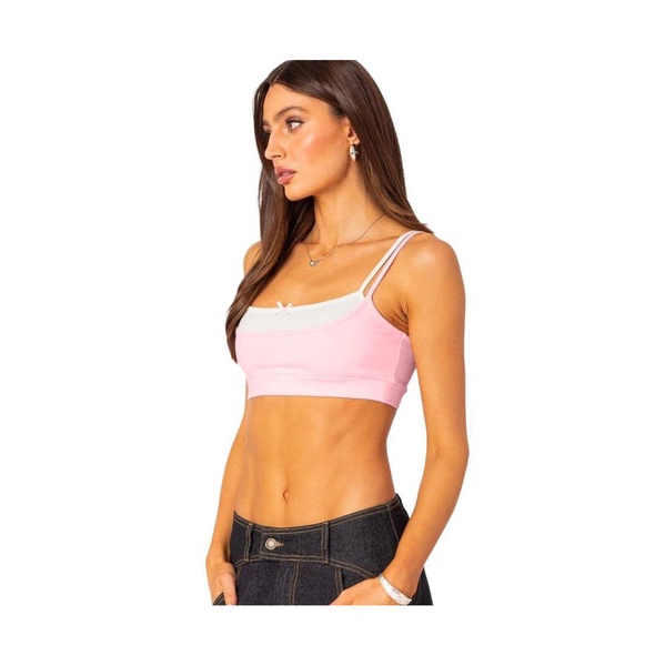 Women's Gracie layered bra top