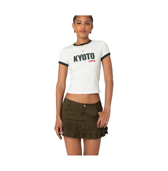 Women's Kyoto contrast T shirt