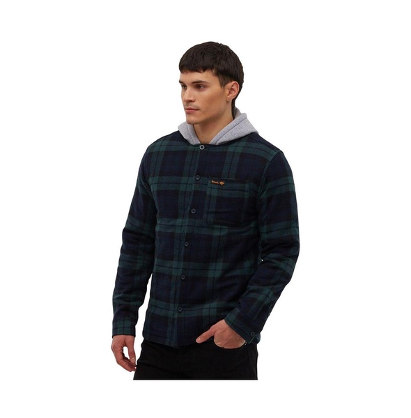 Men's Brayton Hooded Flannel Check Shirt