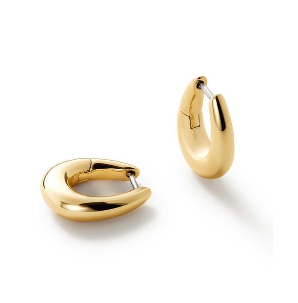 Gold Huggie Earrings - Amaya