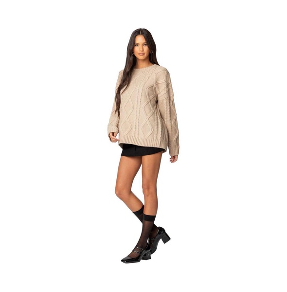 Women's Kennedy Oversized Cable Knit Sweater