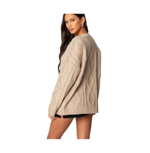 Women's Kennedy Oversized Cable Knit Sweater