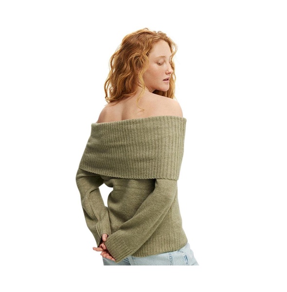 Women's Luxe Off Shoulder Pullover