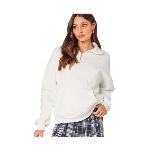 Women's Oversized quarter zip sweatshirt