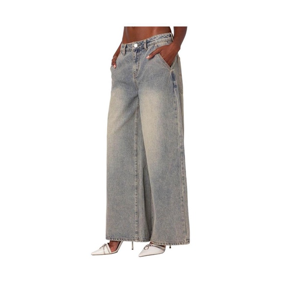 Women's Super Baggy Wide Leg Jeans