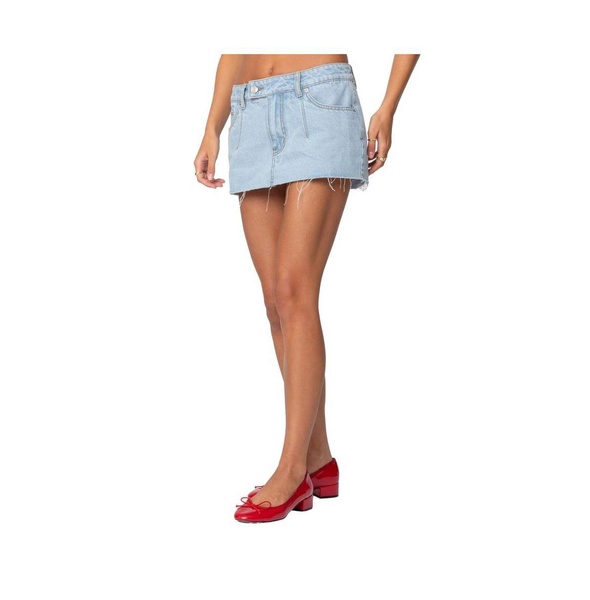 Women's Clementine Low Rise Denim Micro Skort