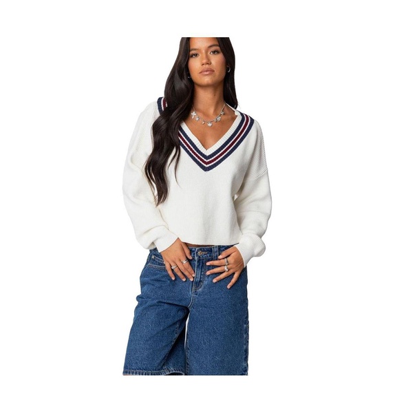 Women's Lauryl V Neck Sweater