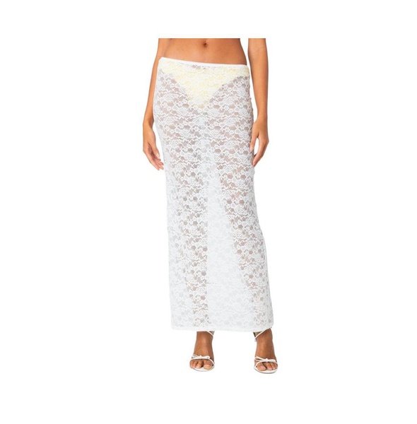 Women's Oceana Sheer Lace Maxi Skirt