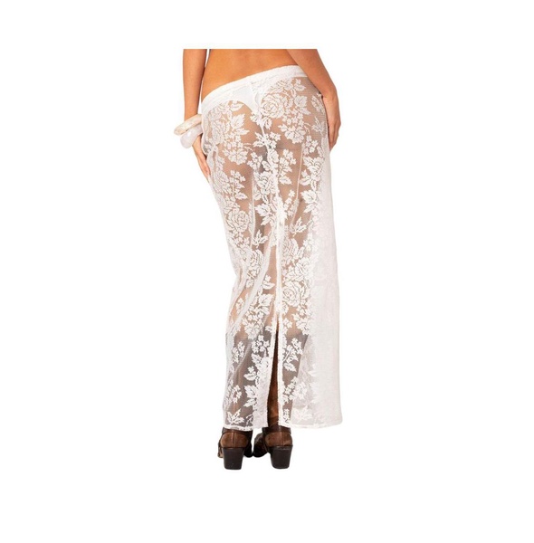 Women's Bess Sheer Lace Maxi Skirt