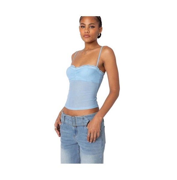 Women's Elina Sheer Mesh Bra Top