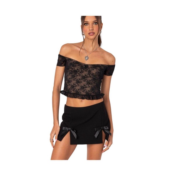 Women's Addie Off Shoulder Lace Top