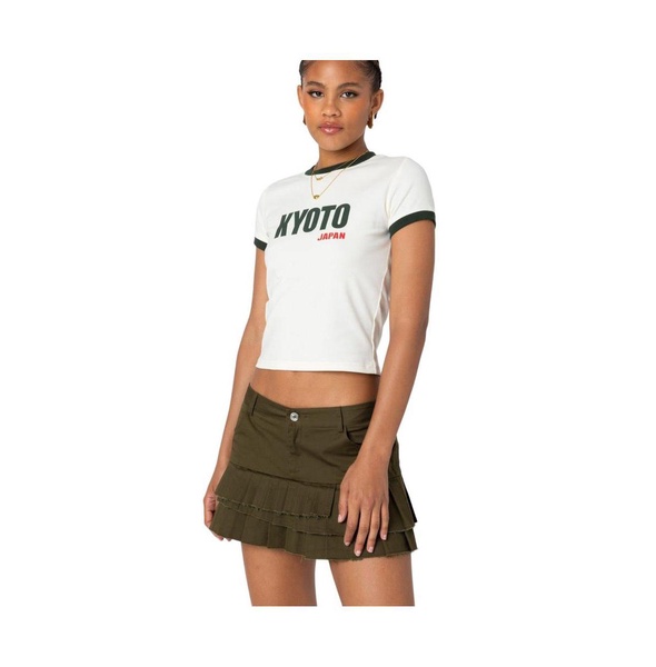 Women's Kyoto contrast T shirt