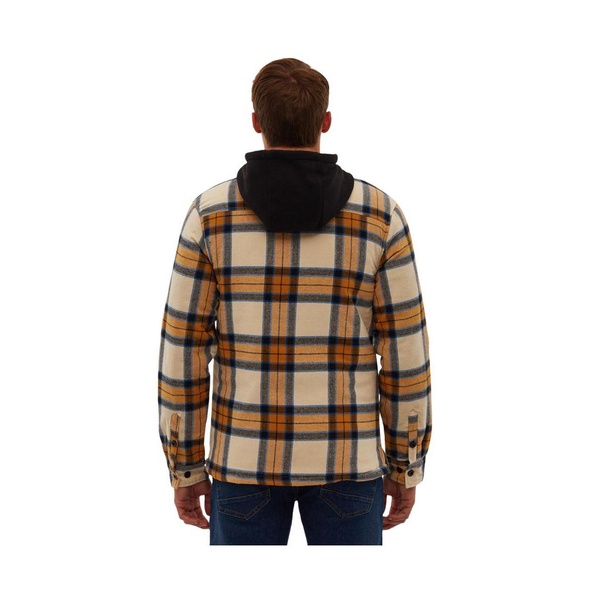 Men's Sinatra Hooded Flannel Check Shirt