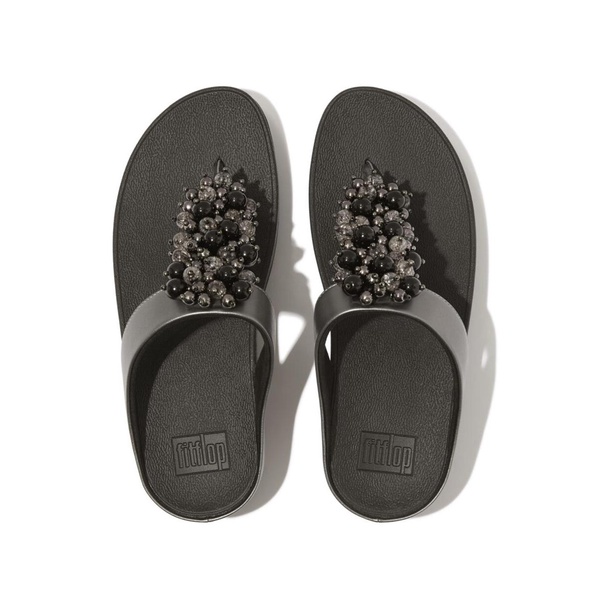 Women's Fino Bauble-Bead Toe-Post Sandals