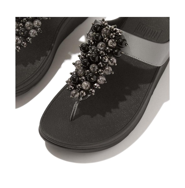 Women's Fino Bauble-Bead Toe-Post Sandals