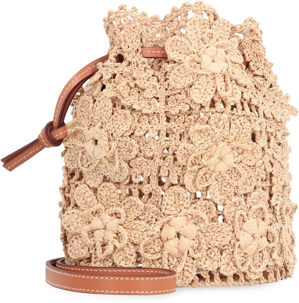 Raffia Bucket Bag