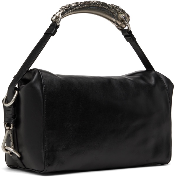 Black Weekend Rose Handle Bag