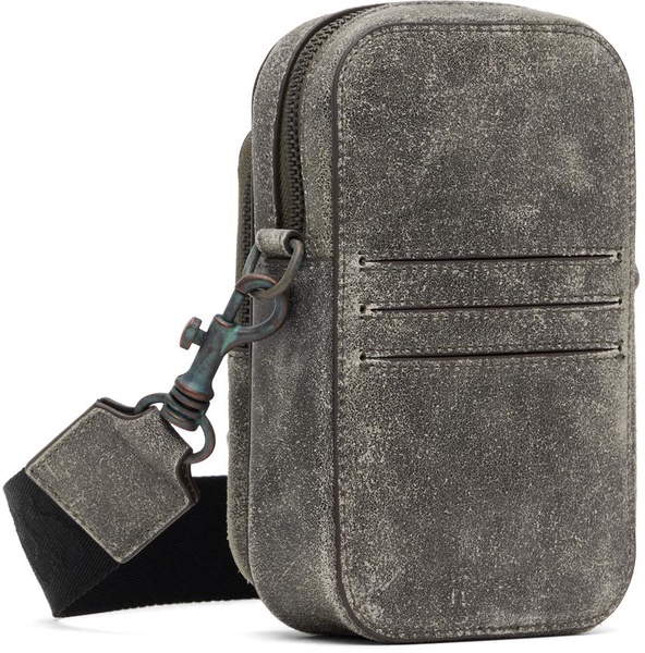 Gray Phone Crossbody Pouch