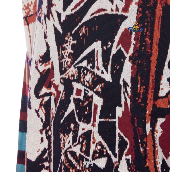 Vivienne Westwood Graffiti Pattern Knit Jumper