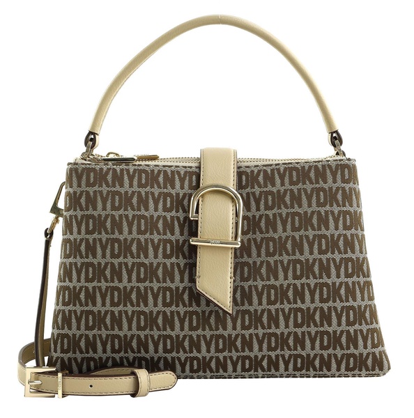 DKNY Top Zip Closure Casual Satchel, Chino/Light Khaki