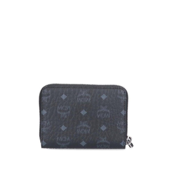 MCM Monogram Print Zip-Around Wallet