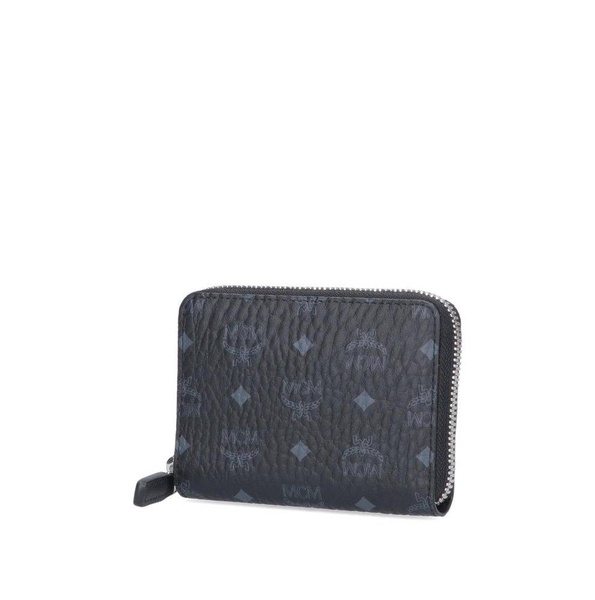 MCM Monogram Print Zip-Around Wallet