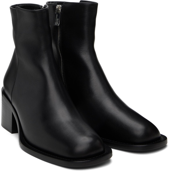 Black Night Version Square Toe Franky Boots