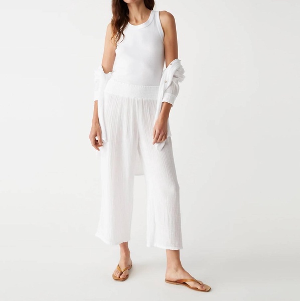 women's medina pant in white