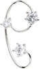 Silver Diamanti Ear Cuff