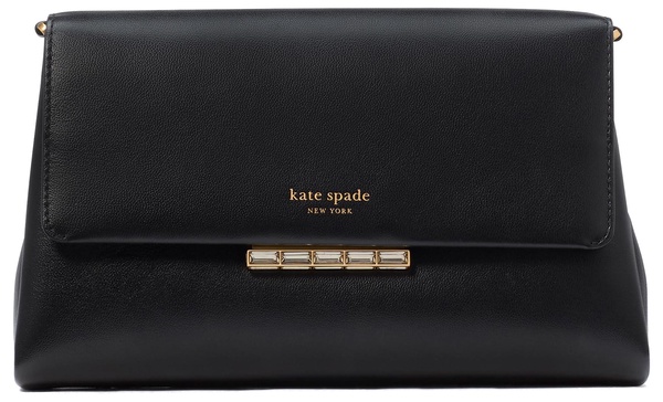 kate spade new york Women's Grace Embellished Lock Leather Clutch