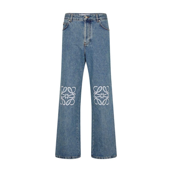 Anagram baggy jeans in denim