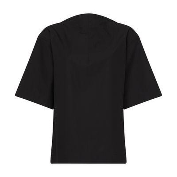 Dart-neck cotton top