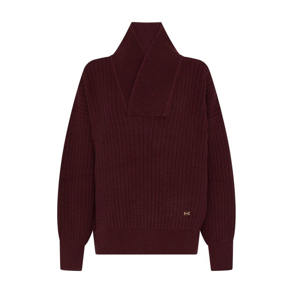 Shawl neck sweater