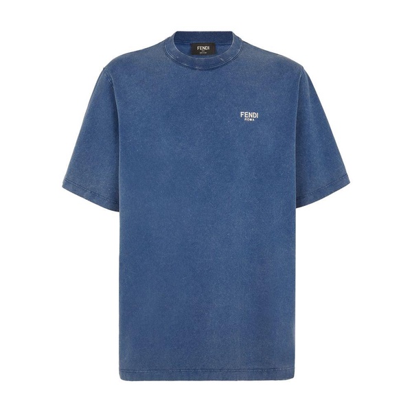 Short-sleeved crew-neck