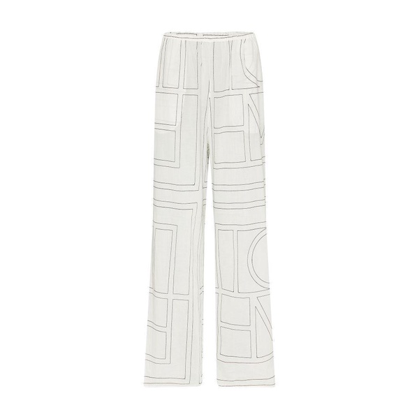 Monogram cotton pyjama pants