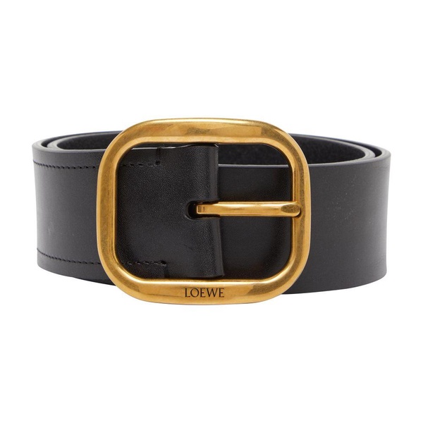 Soft, rounded leather belt