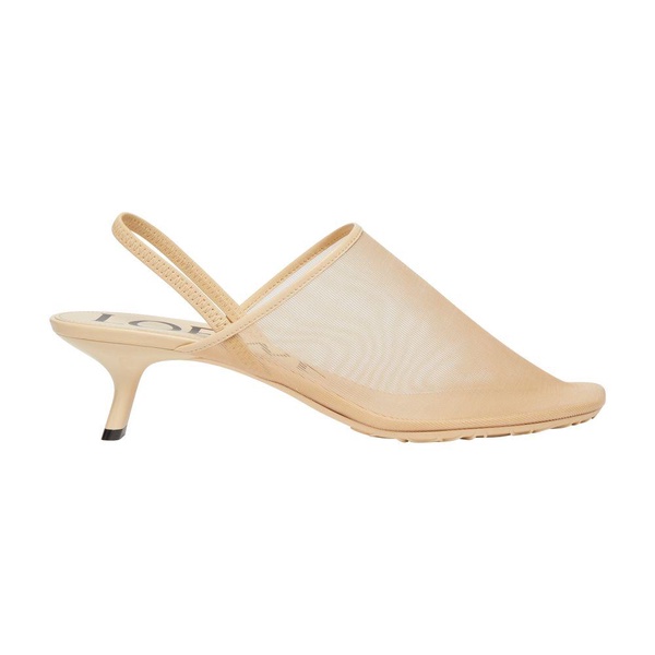 Petal mesh sling-back mule 45