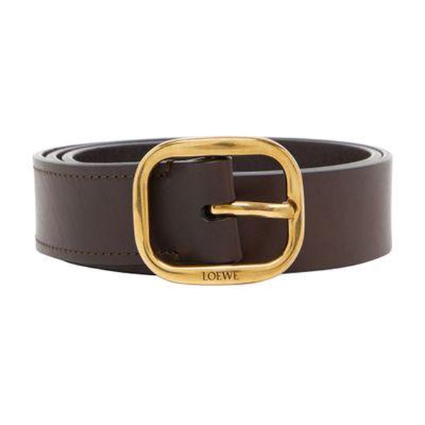 Soft, rounded leather belt