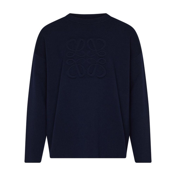 Sweatshirt with debossed Anagram logo