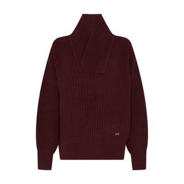 Shawl neck sweater