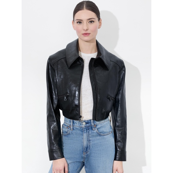 HYDE CROPPED VEGAN JACKET