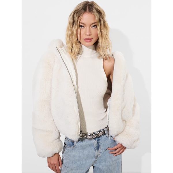 ROWE FAUX FUR BOMBER