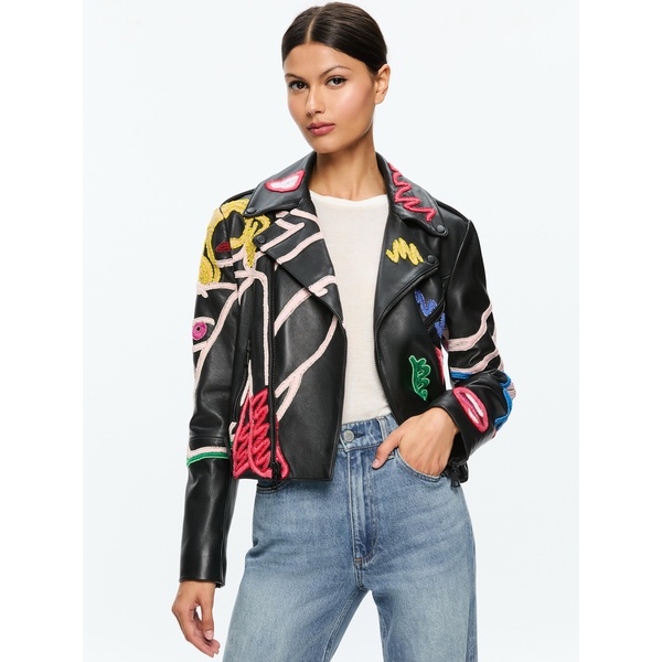 A+O X TOM WESSELMANN CODY LEATHER MOTO JACKET