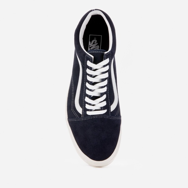 Vans Men's Suede Old Skool Trainers - Parisian Night/Snow White - UK 7