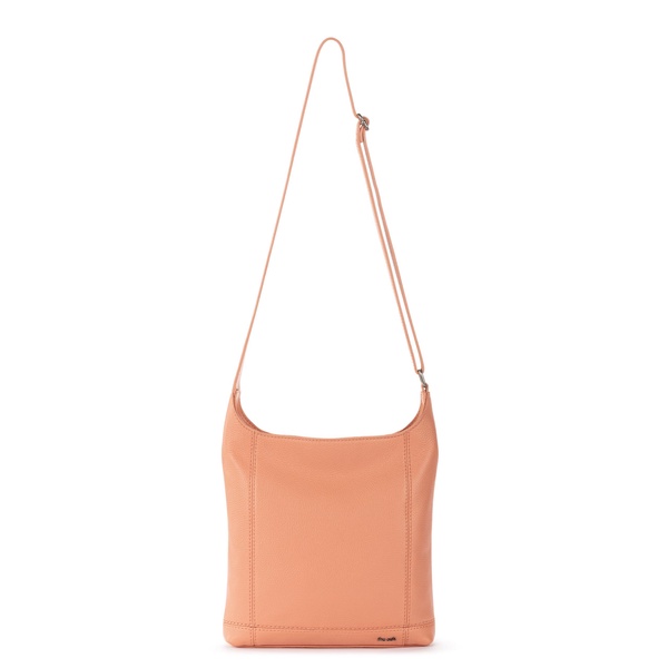 The Sak De Young Crossbody in Leather, Adjustable Crossbody Strap, Nectar