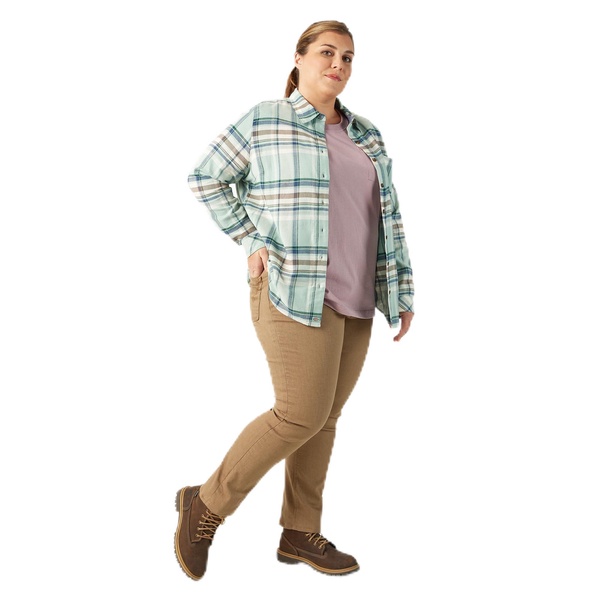 Dickies Womens L/S Plaid Shirt-Plus