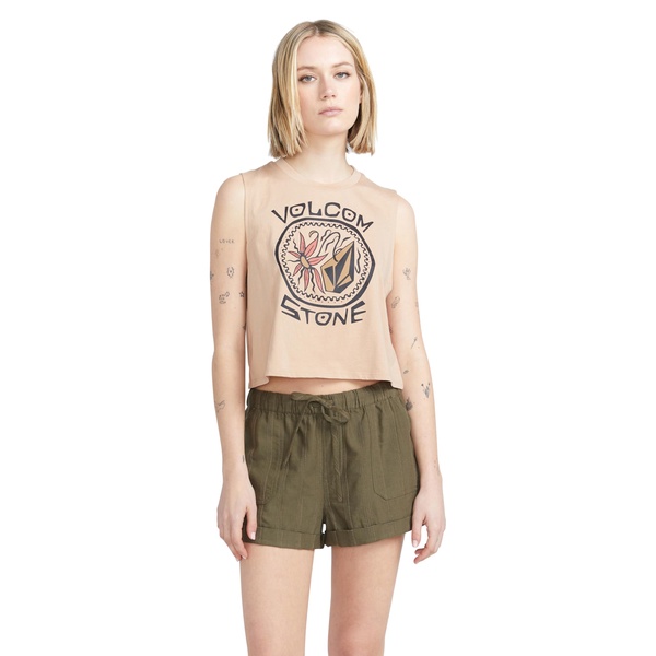 Volcom Women's Stone Hour Crop Tank Top