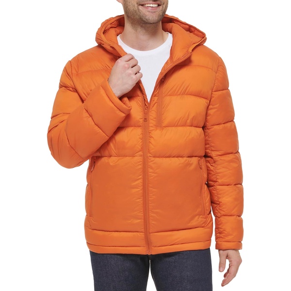 Cole Haan Men's Hooded Nylon Puffer Jacket