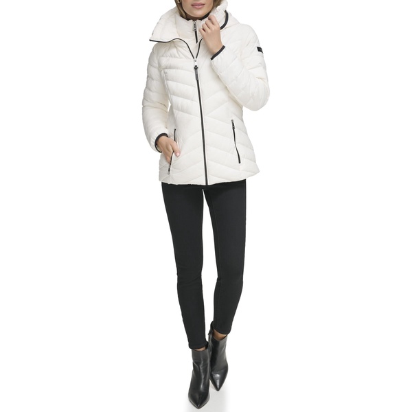 DKNY Women's Short Puffer Coat